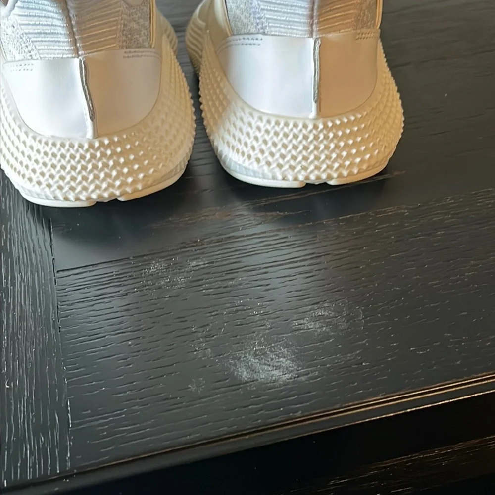 Adidas Gray and Pink‎ Sneakers with Knit Upper Size 8